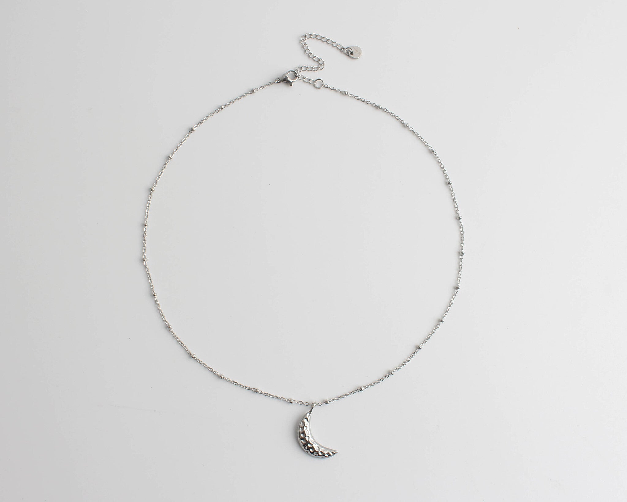 Moon - Necklace - Stainless Steel