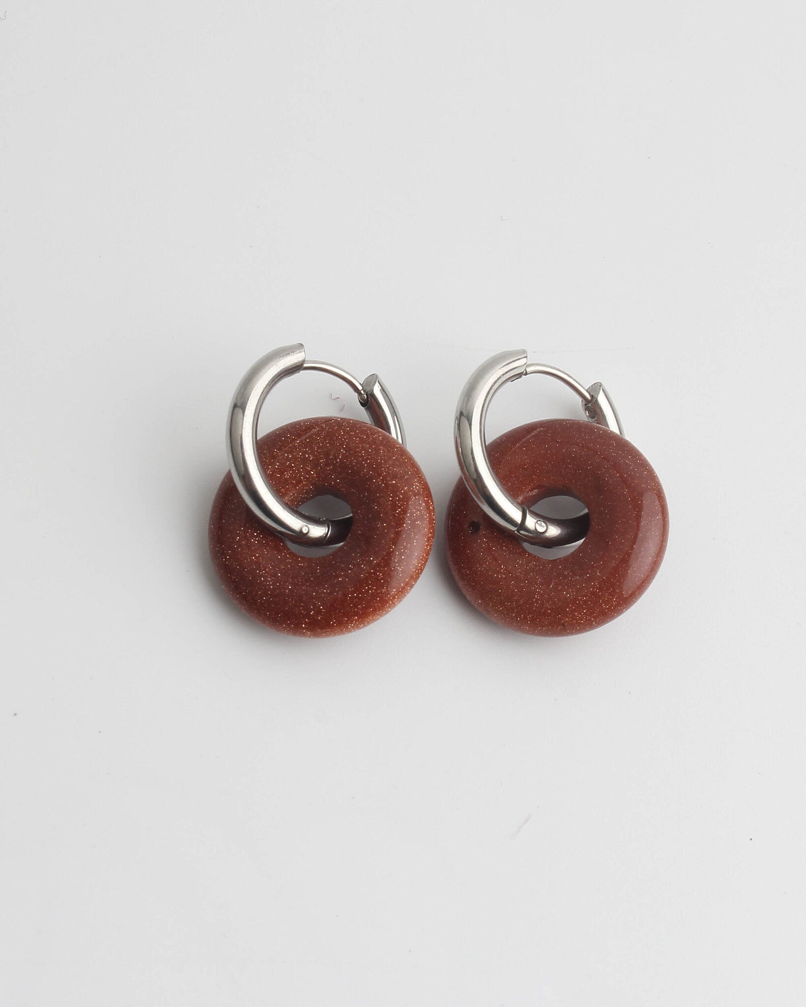 Femme - Earrings - Natural Stone - Stainless Steel