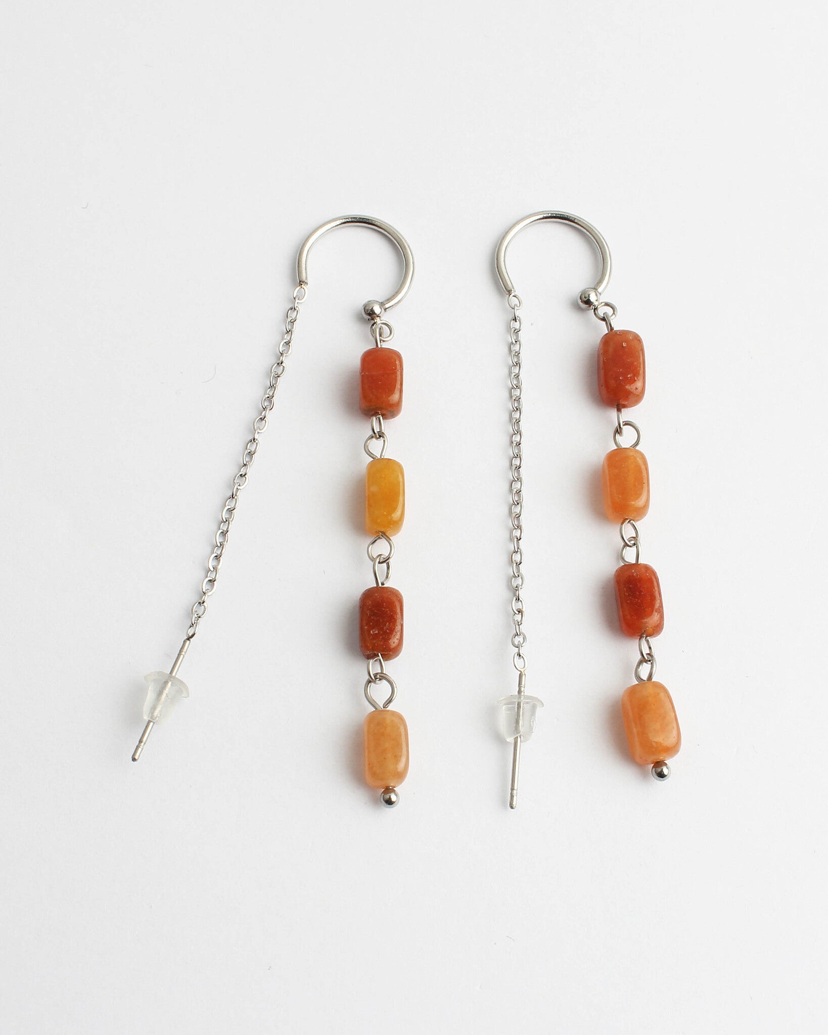 Danielle - Earrings - Natural Stone - Stainless Steel