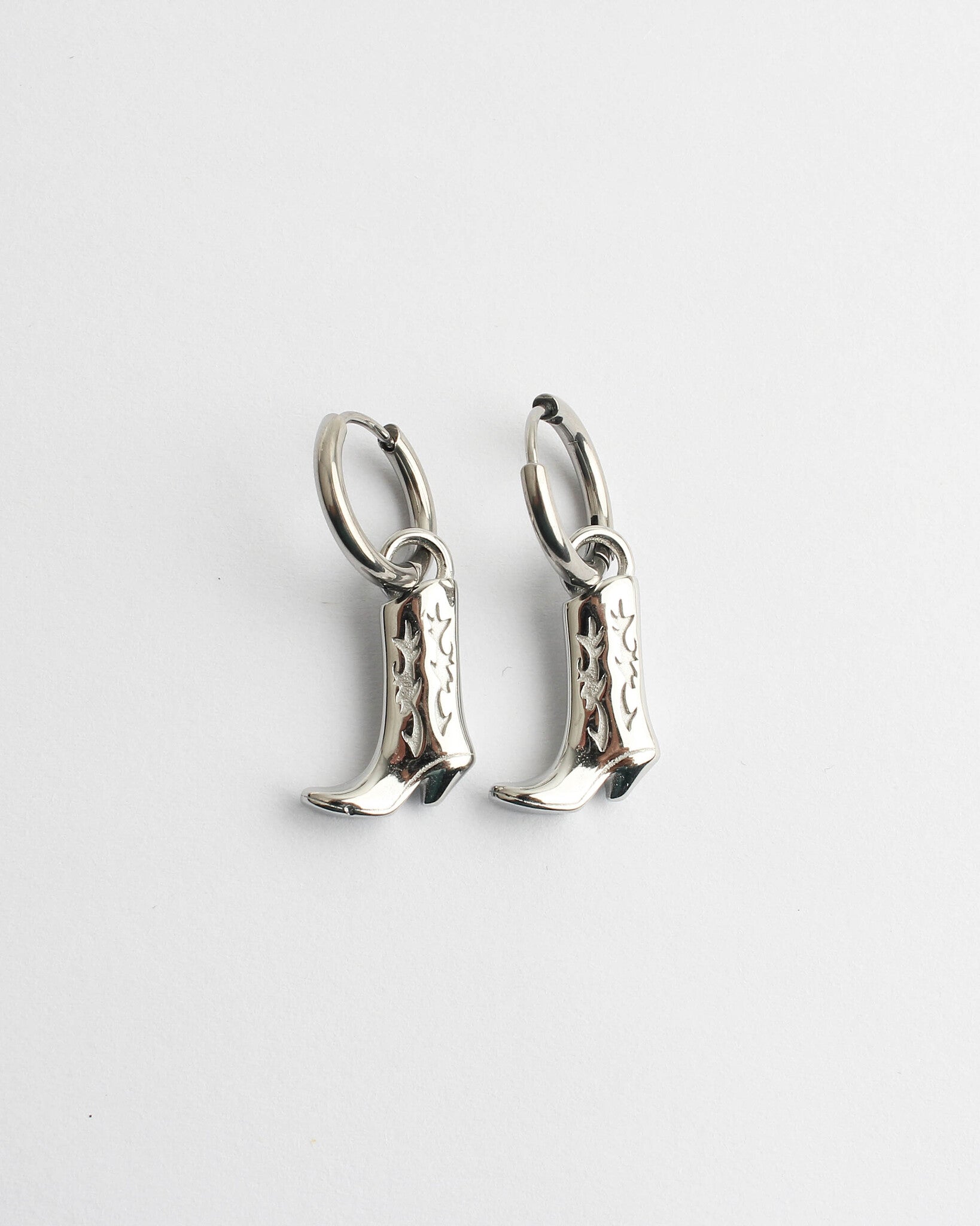 Cowboy Boots - Earrings - Stainless Steel