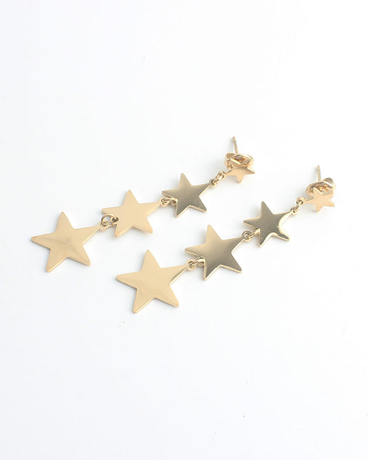 Stars, Stars, Stars - Earrings - Stainless Steel