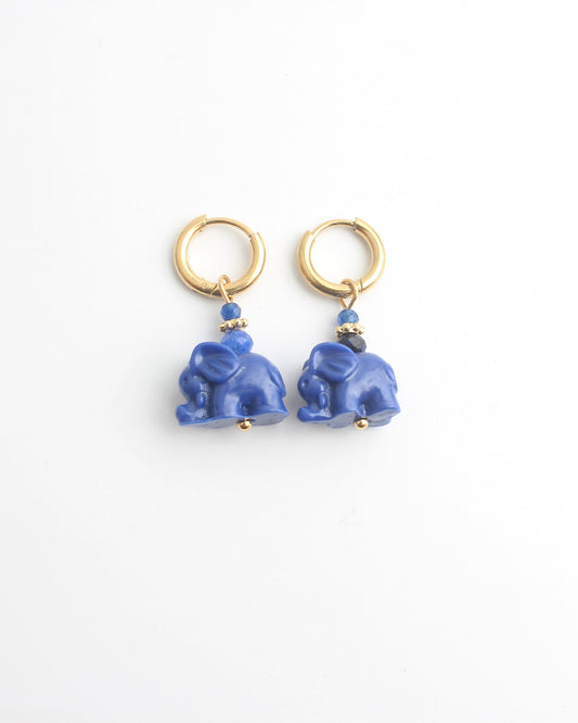 Elephant - Earrings - Stainless Steel