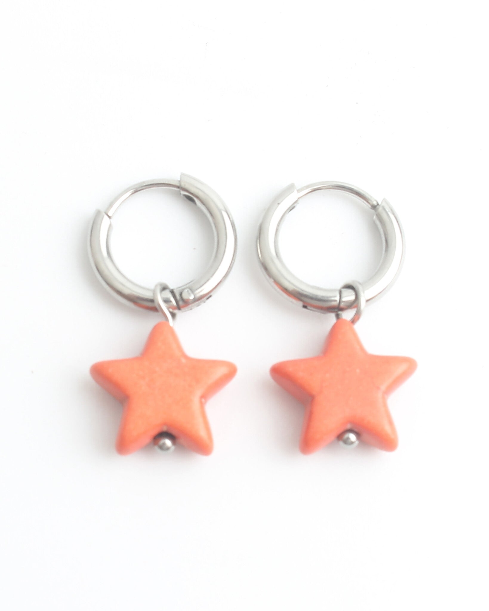 Bright Star - Earrings - Stainless Steel