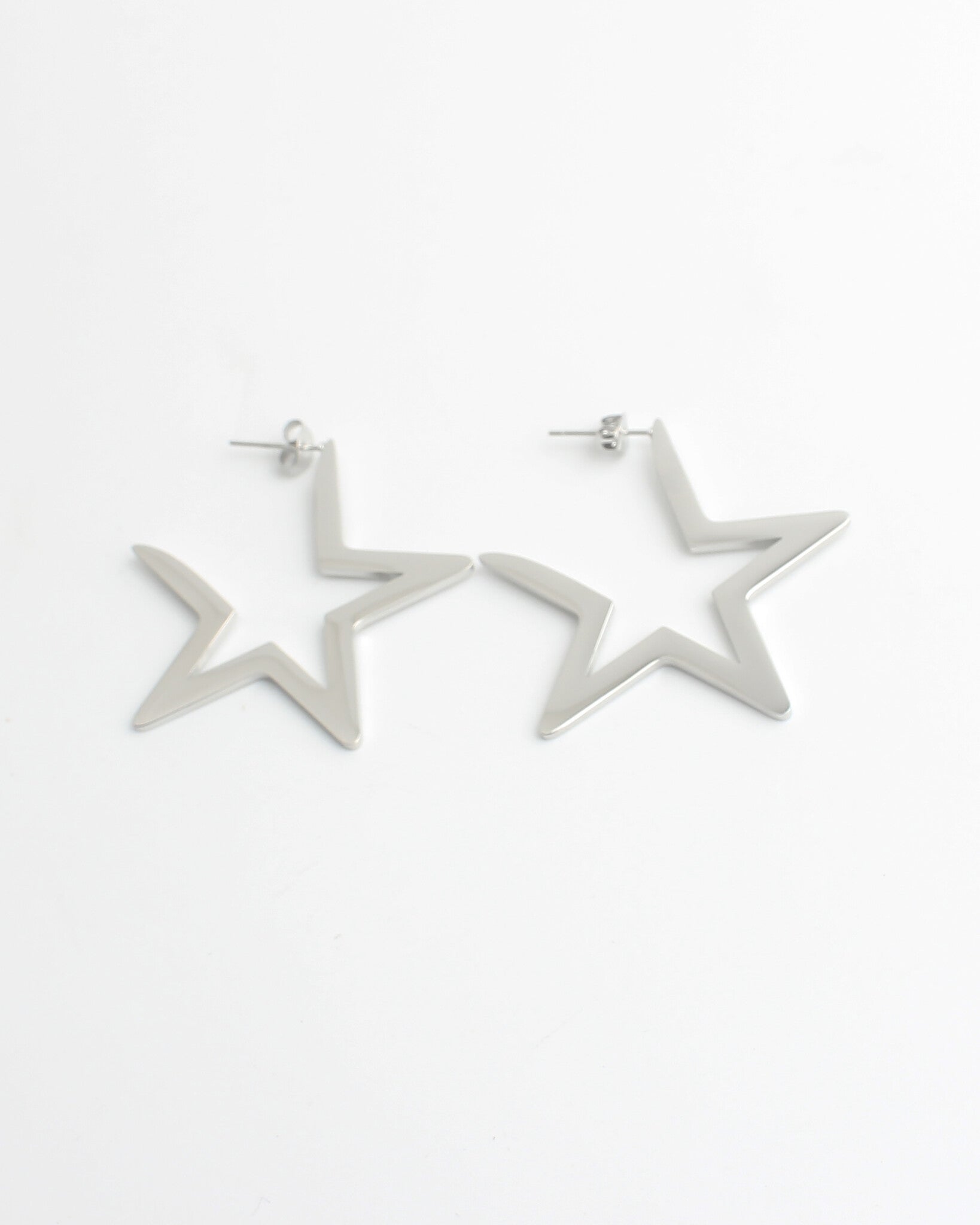 Mega Star - Earrings - Stainless Steel