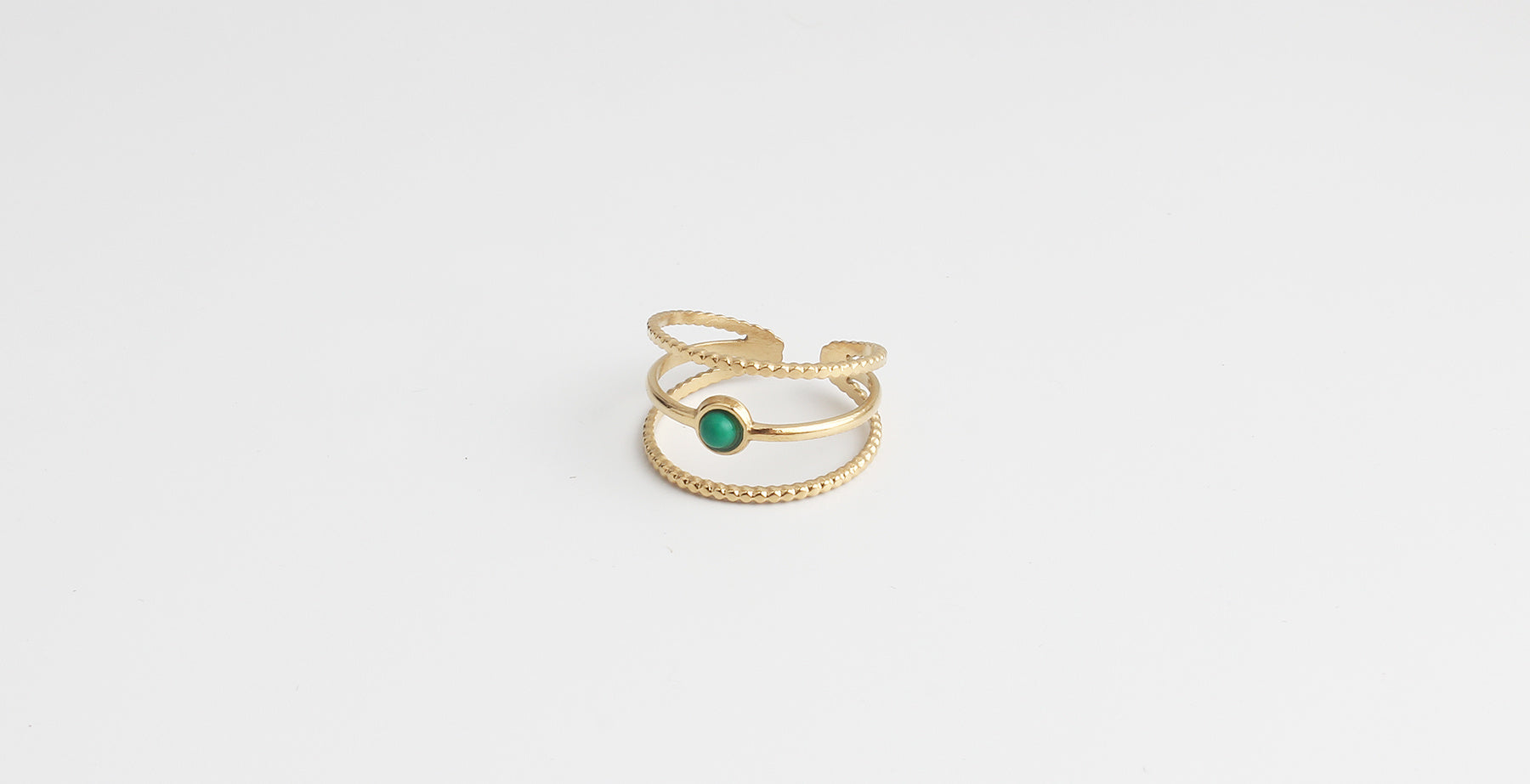 Aarya - Ring - Edelstahl - Verstellbar