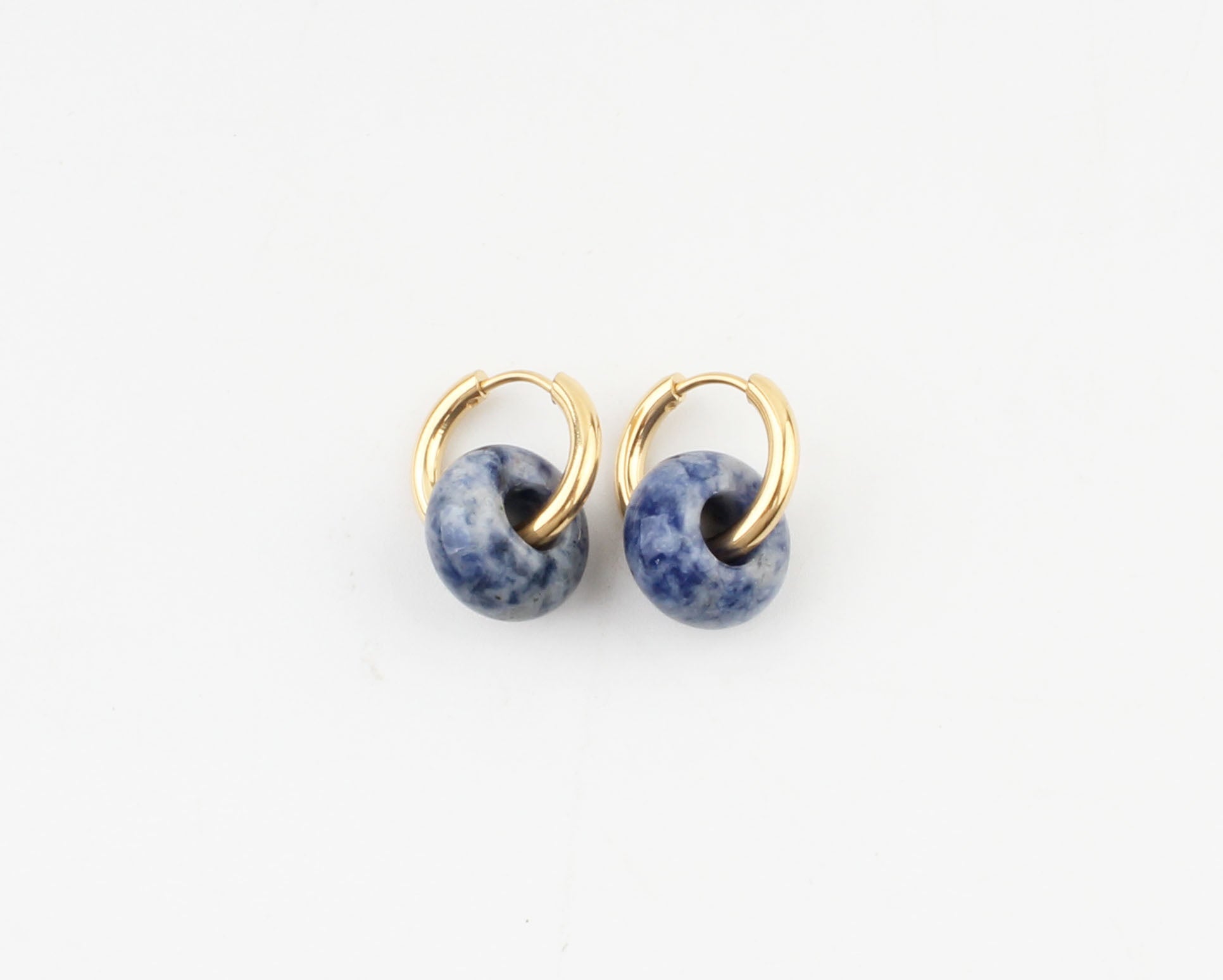 Femme - Earrings - Natural Stone - Stainless Steel