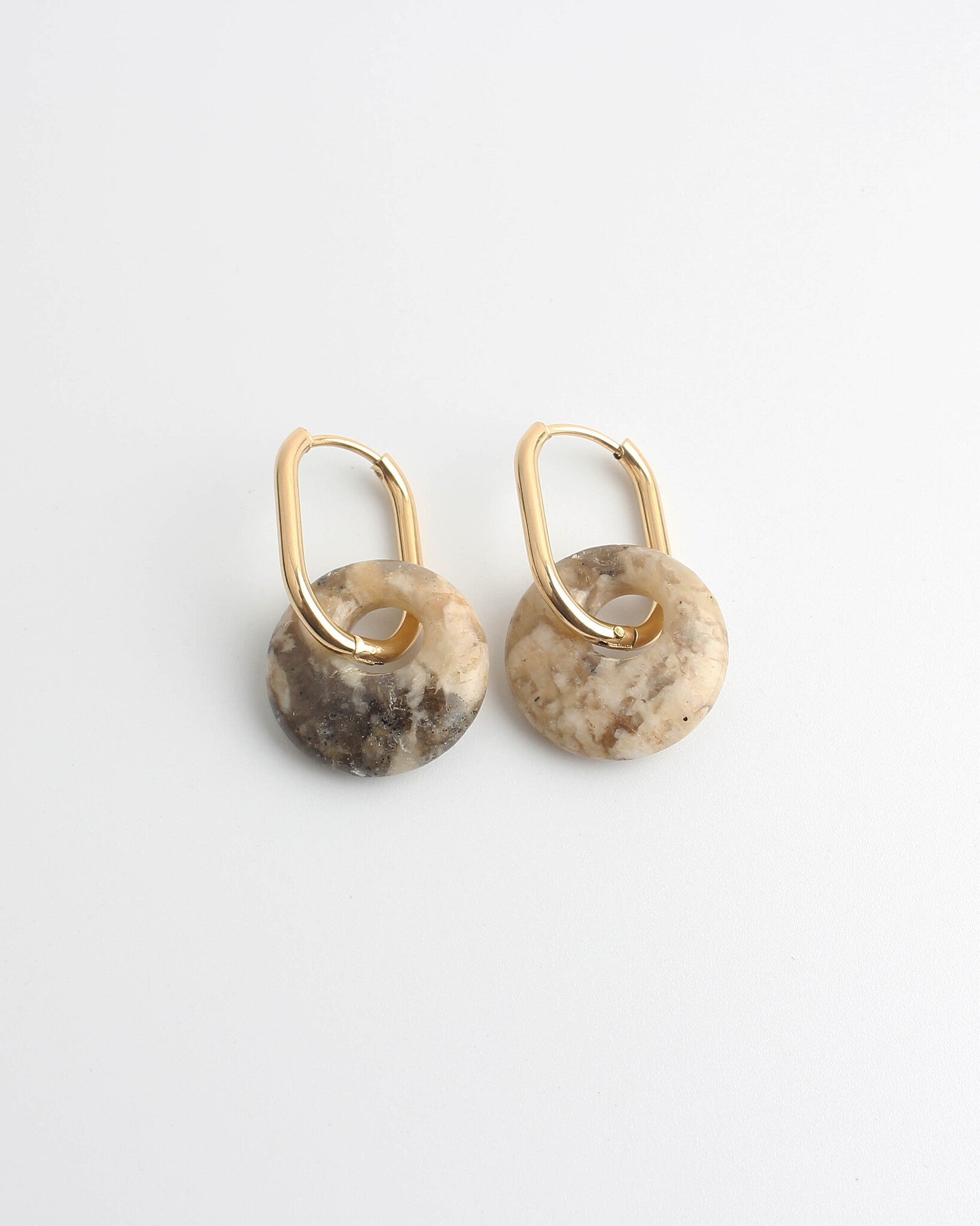 Tirza - Earrings - Natural Stone - Stainless Steel