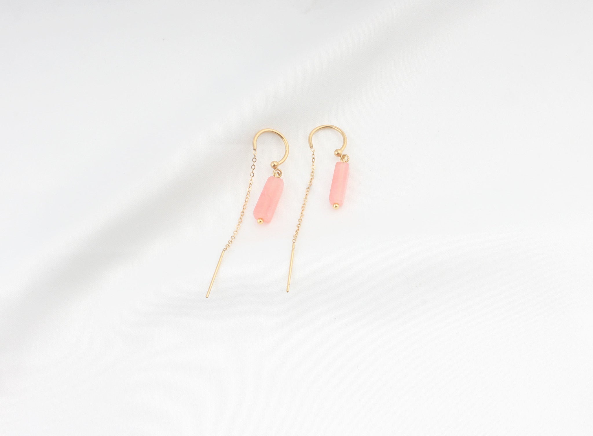 Yaya - Earrings - Natural Stone - Stainless Steel