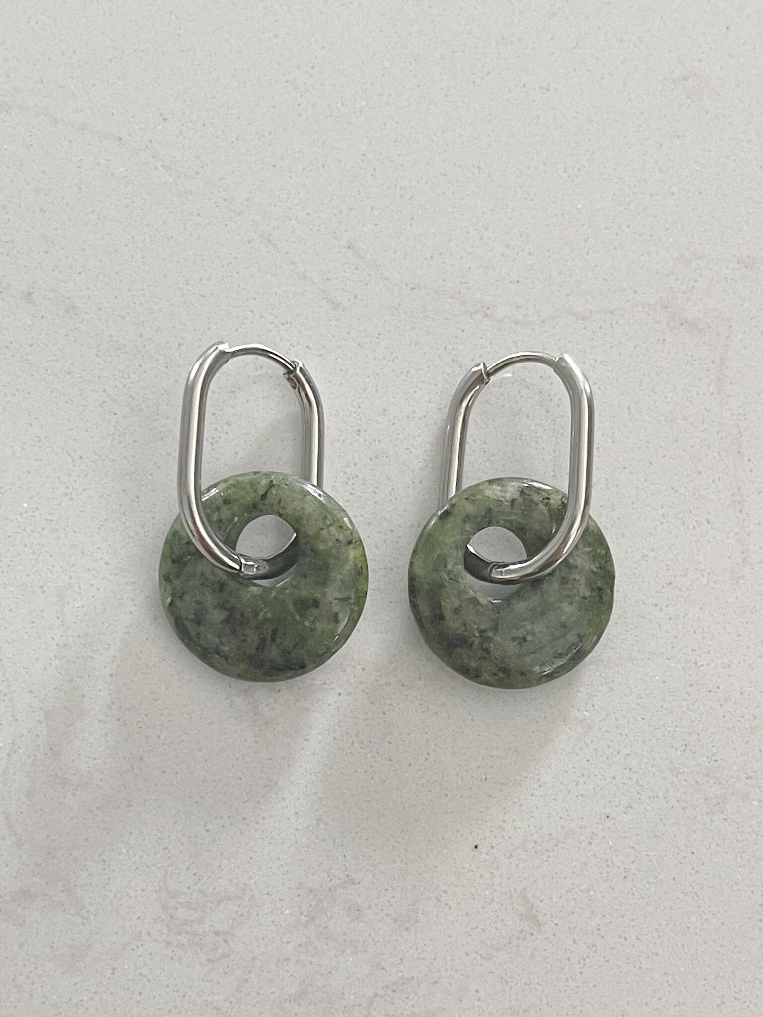 Tirza - Earrings - Natural Stone - Stainless Steel