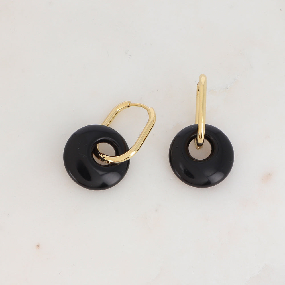 Tirza - Earrings - Natural Stone - Stainless Steel