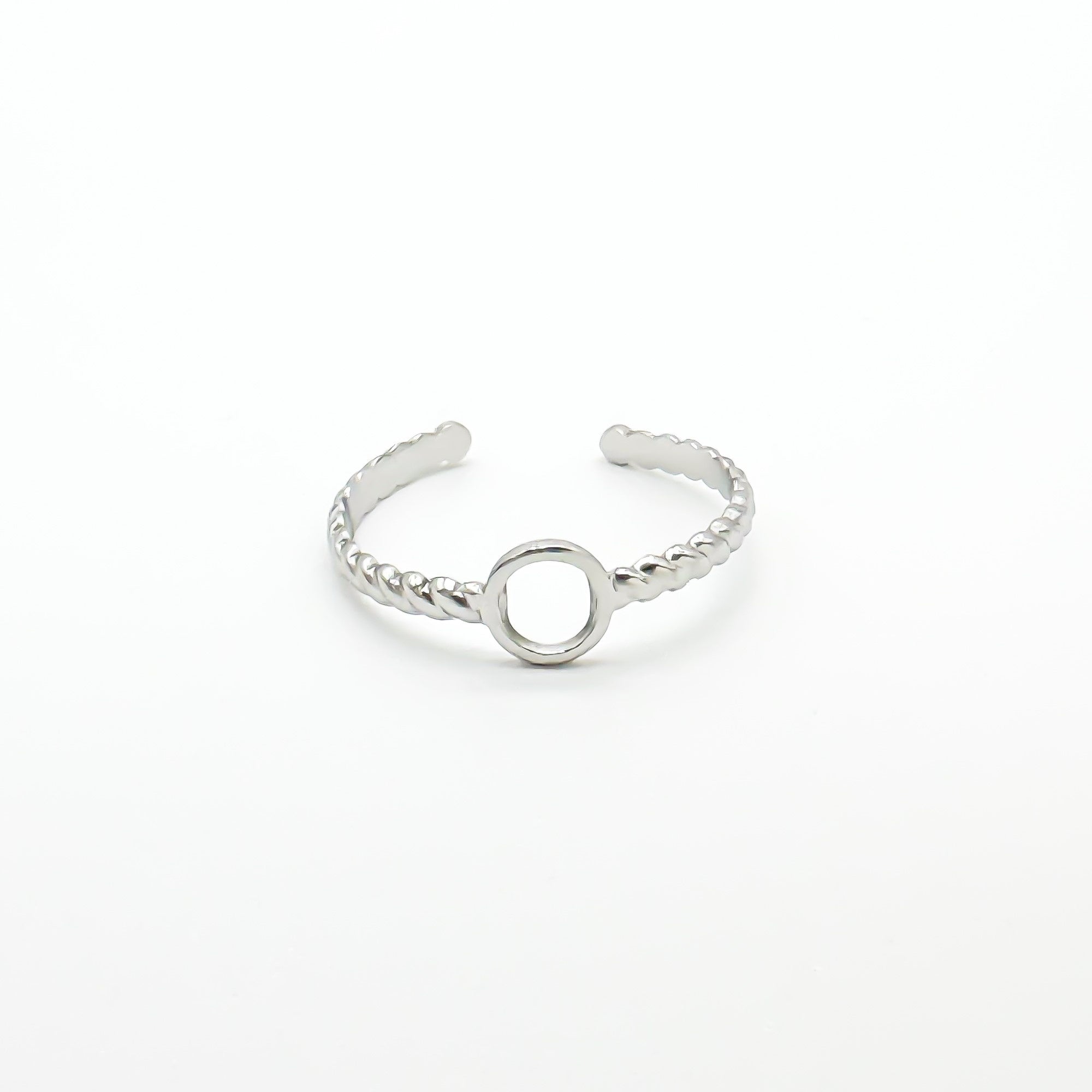 Little Circle - Ring - Stainless Steel - Adjustable