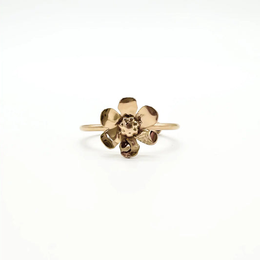 Kae Flower - Ring - Edelstahl - verstellbar