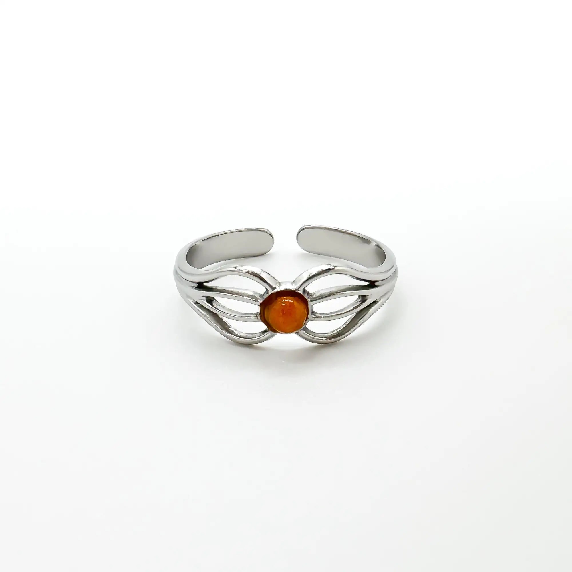 Camille - Ring - Edelstahl - verstellbar