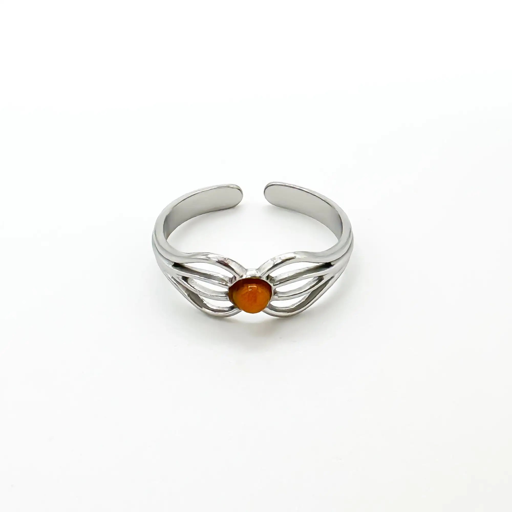 Camille - Ring - Edelstahl - verstellbar