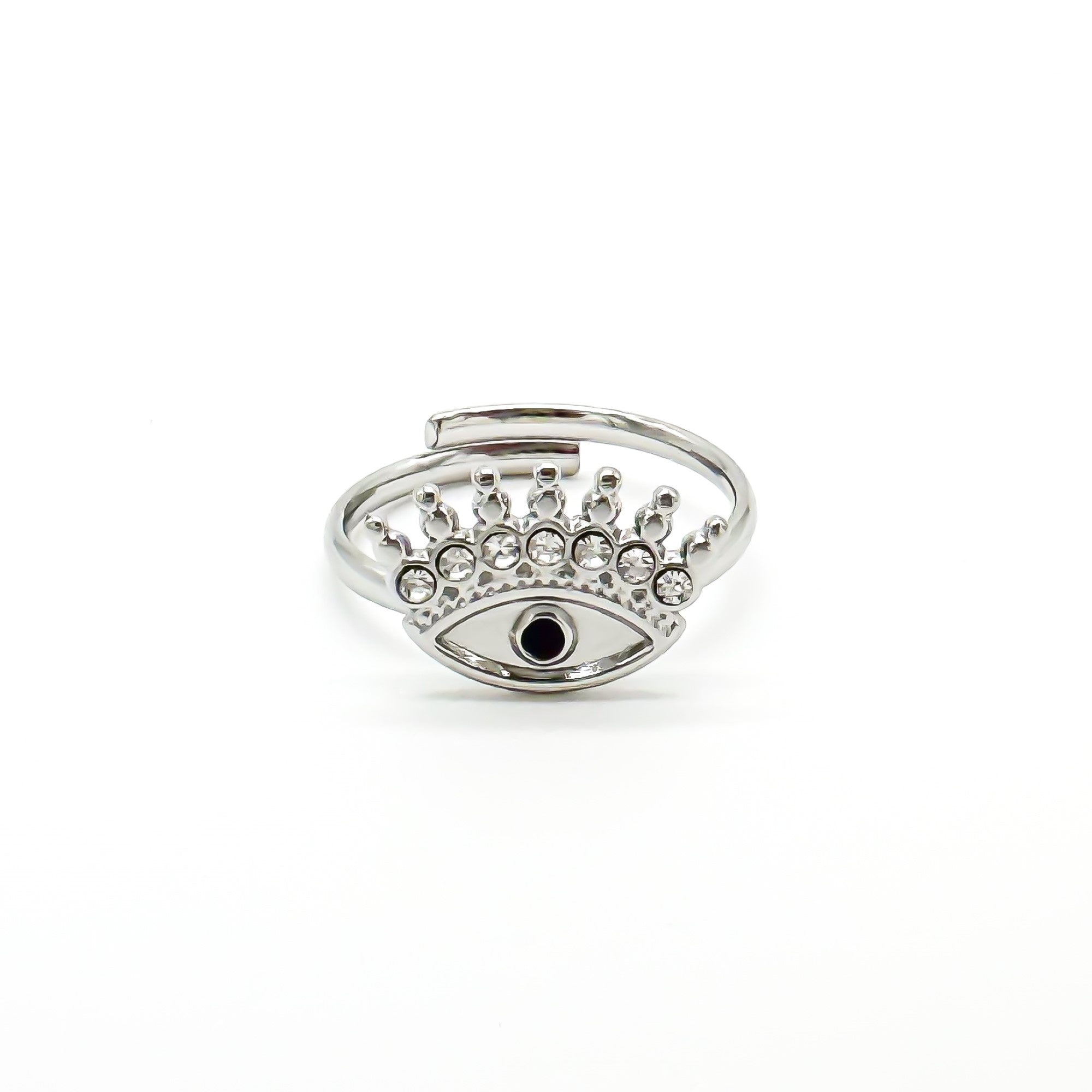 Eye - Ring - Stainless Steel - Adjustable