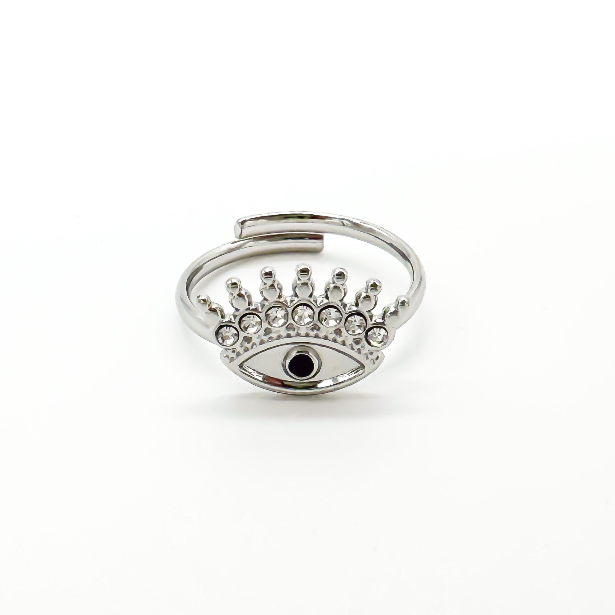 Eye - Ring - Stainless Steel - Adjustable