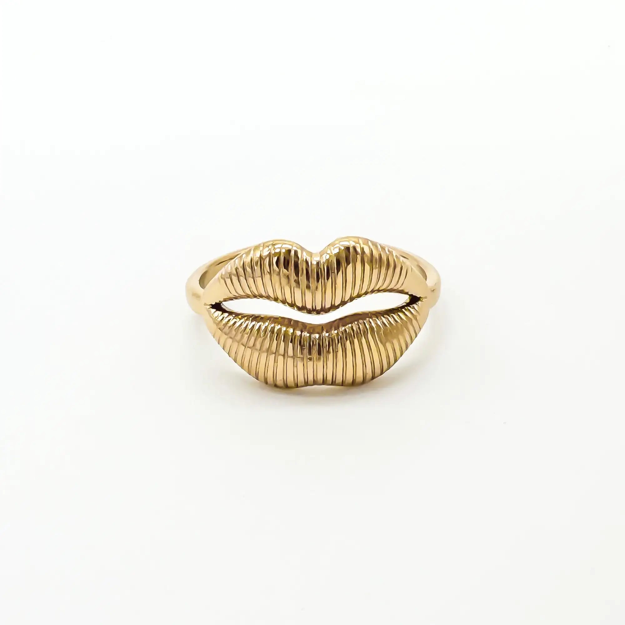 Kiss - Ring - Edelstahl - Verstellbar