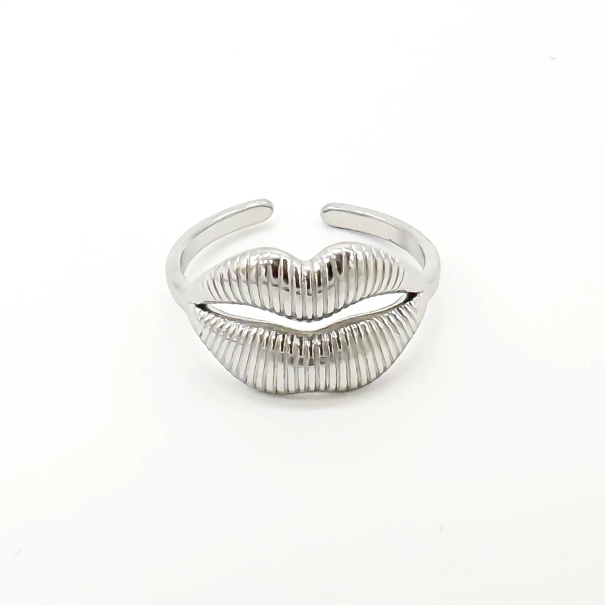 Kiss - Ring - Edelstahl - Verstellbar