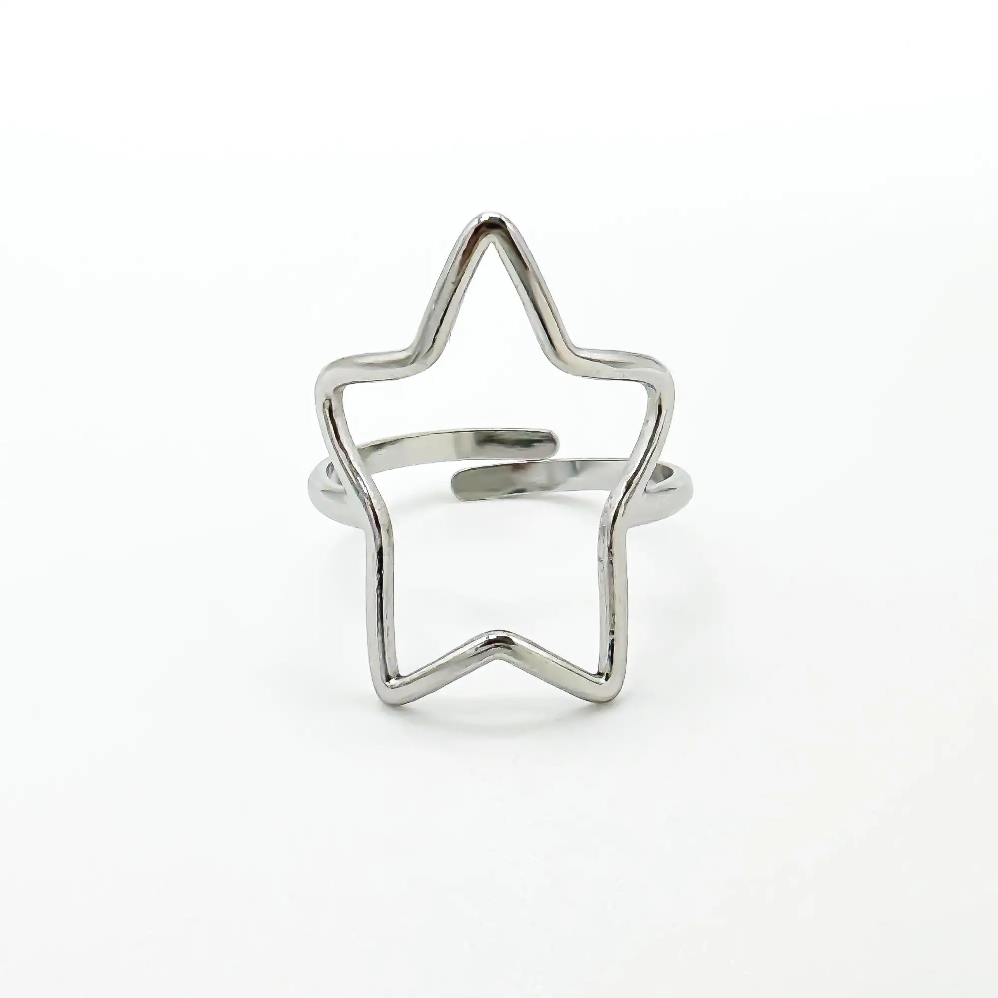 Star - Ring - Stainless Steel