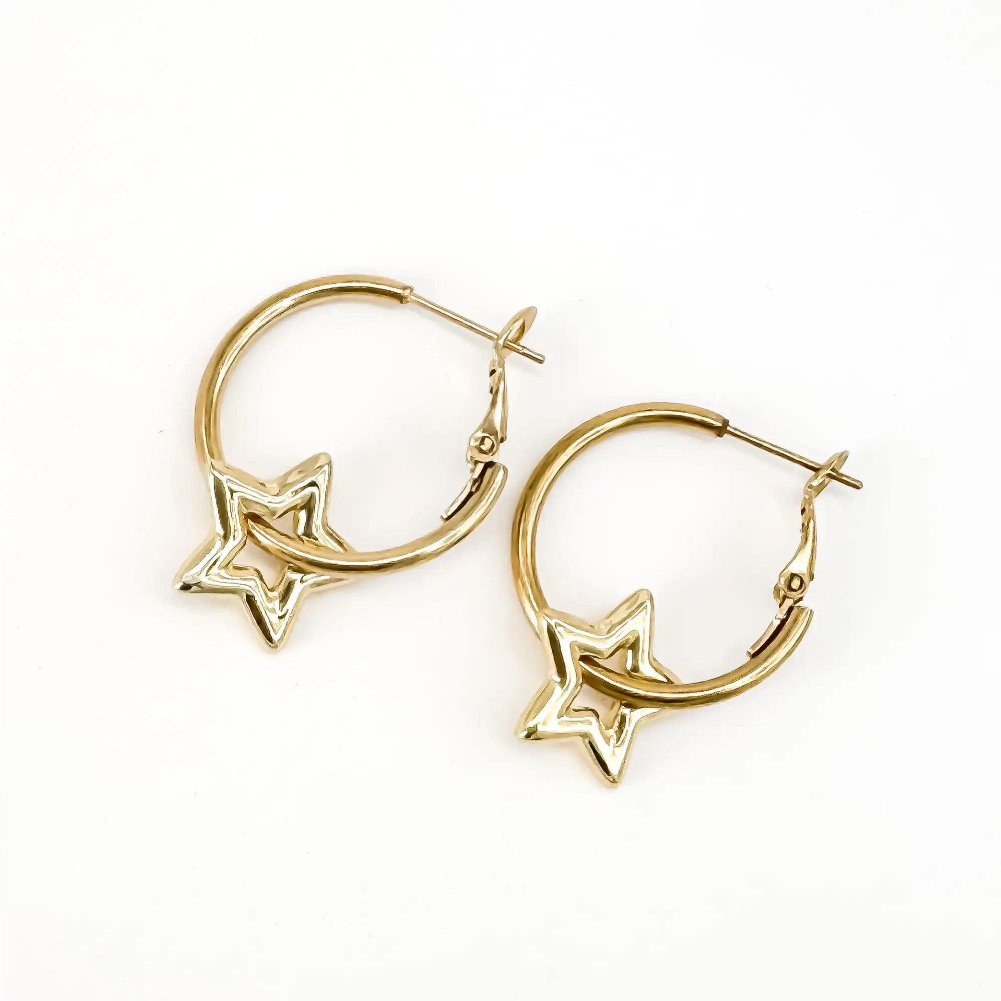 Shining stars - Earrings - Stainless Steel