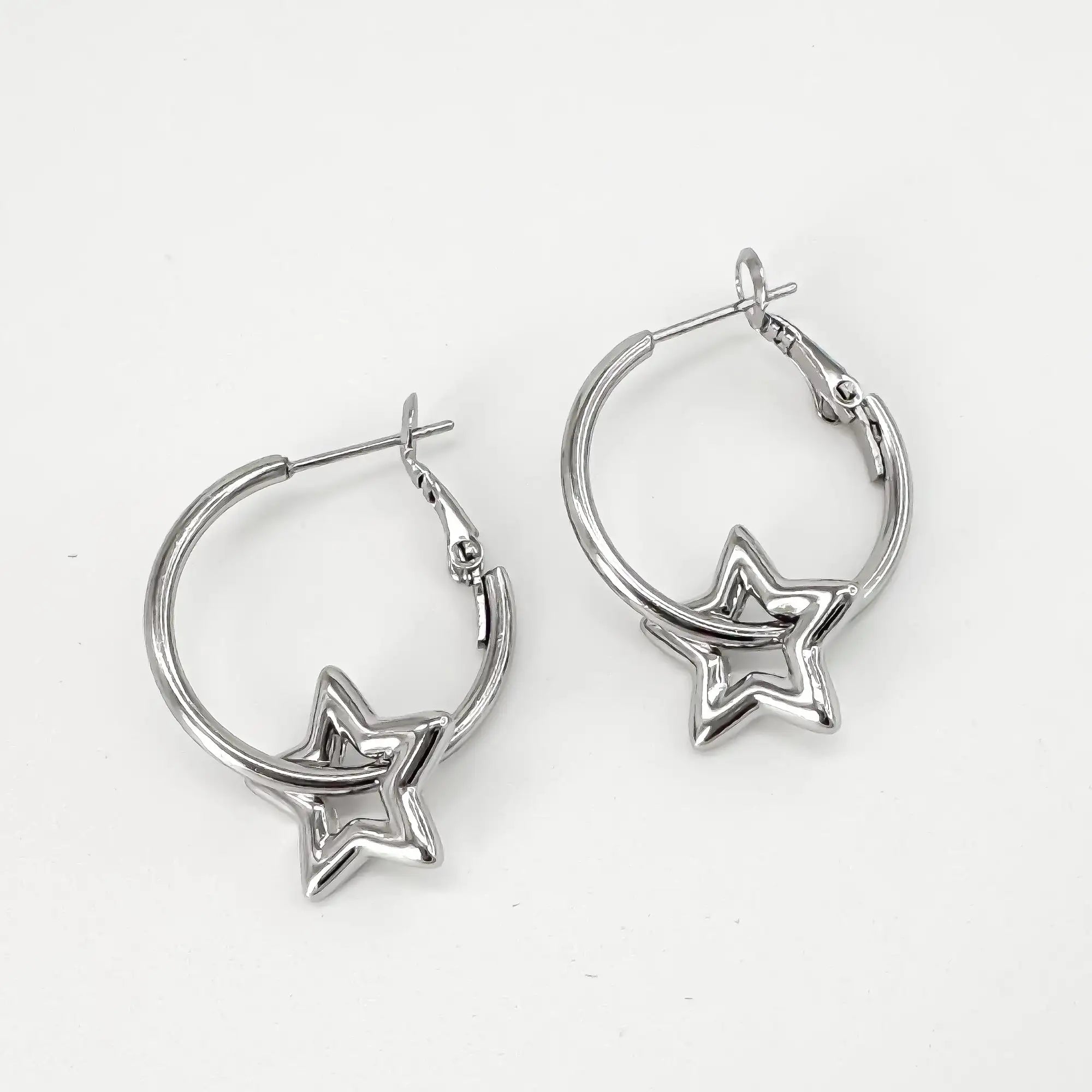 Shining stars - Earrings - Stainless Steel