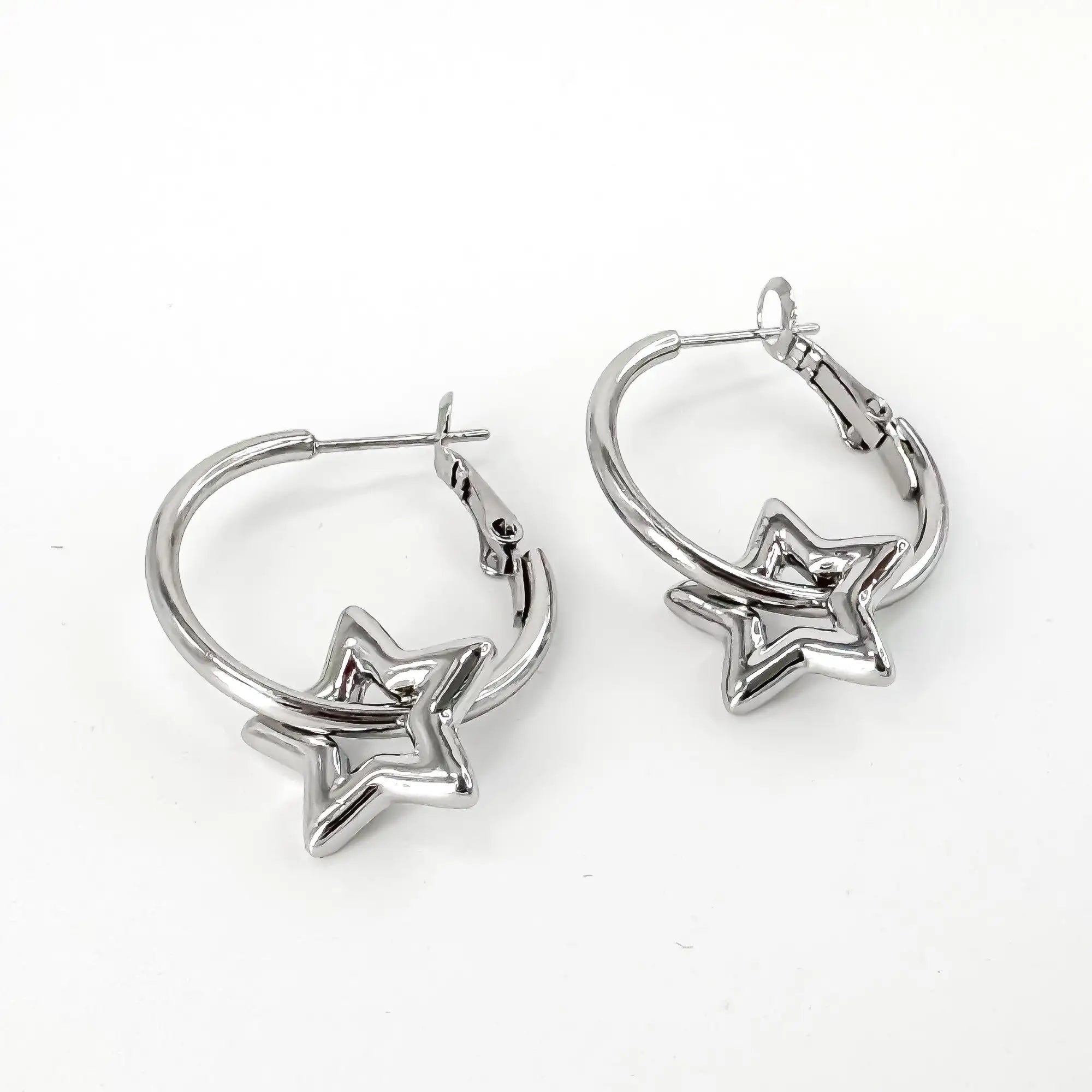 Shining stars - Earrings - Stainless Steel