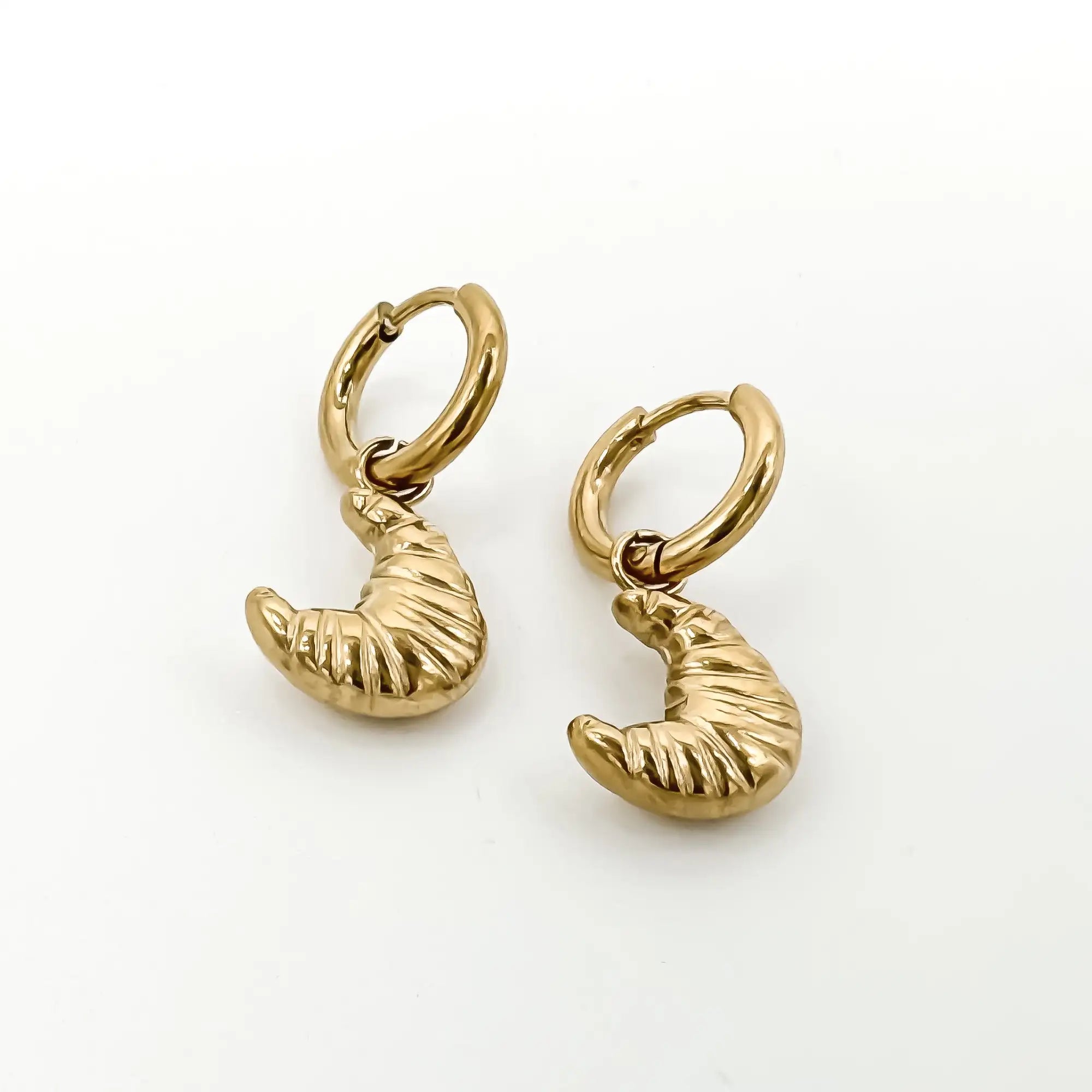 Croissant - Earrings - Stainless Steel