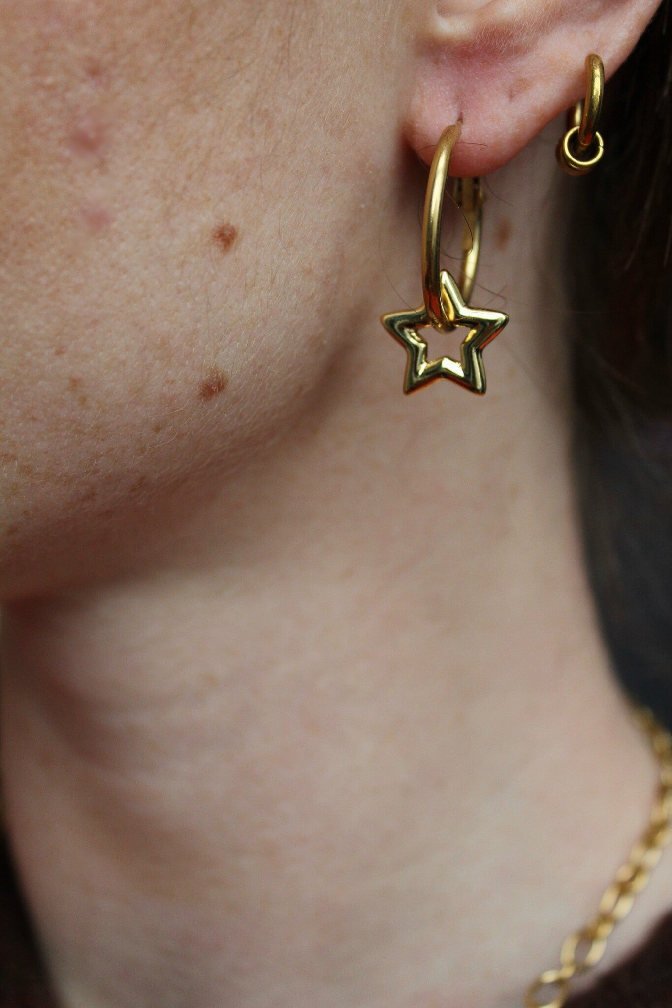 Shining stars - Earrings - Stainless Steel