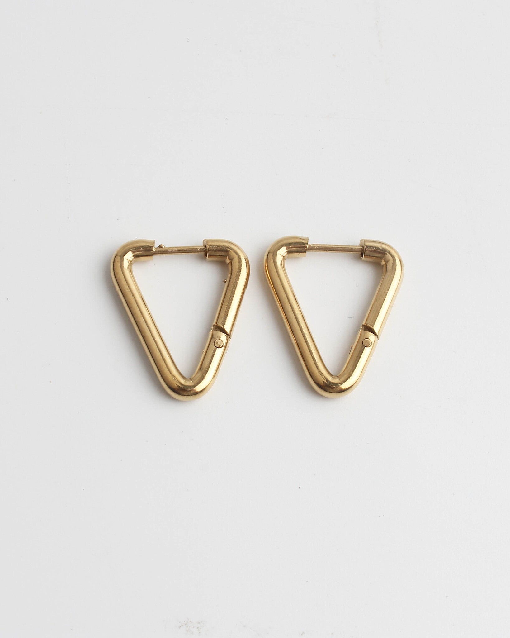 Small Triangle - Earrings - Stainless Steel