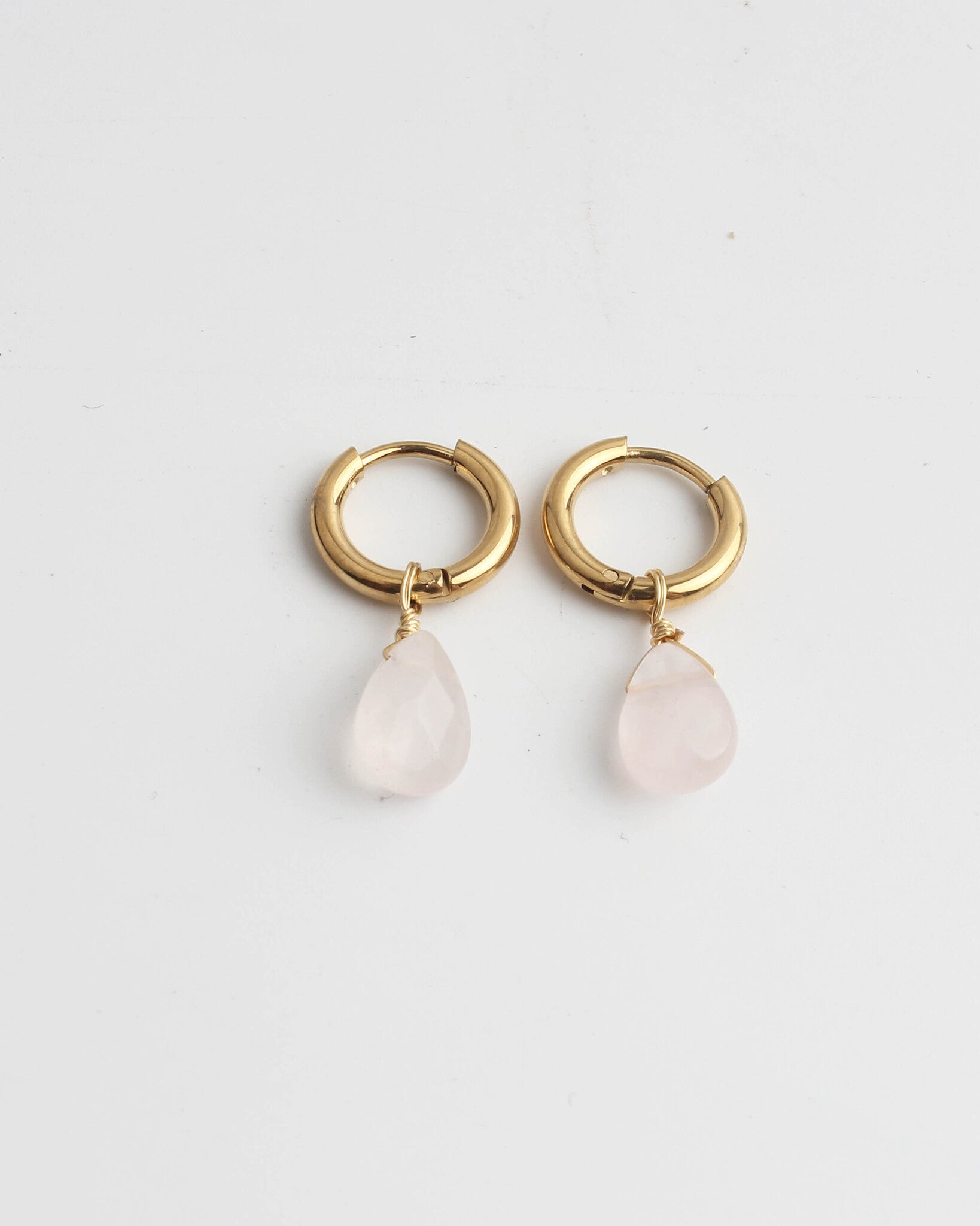 Aline - Earrings - Natural Stone - Stainless Steel