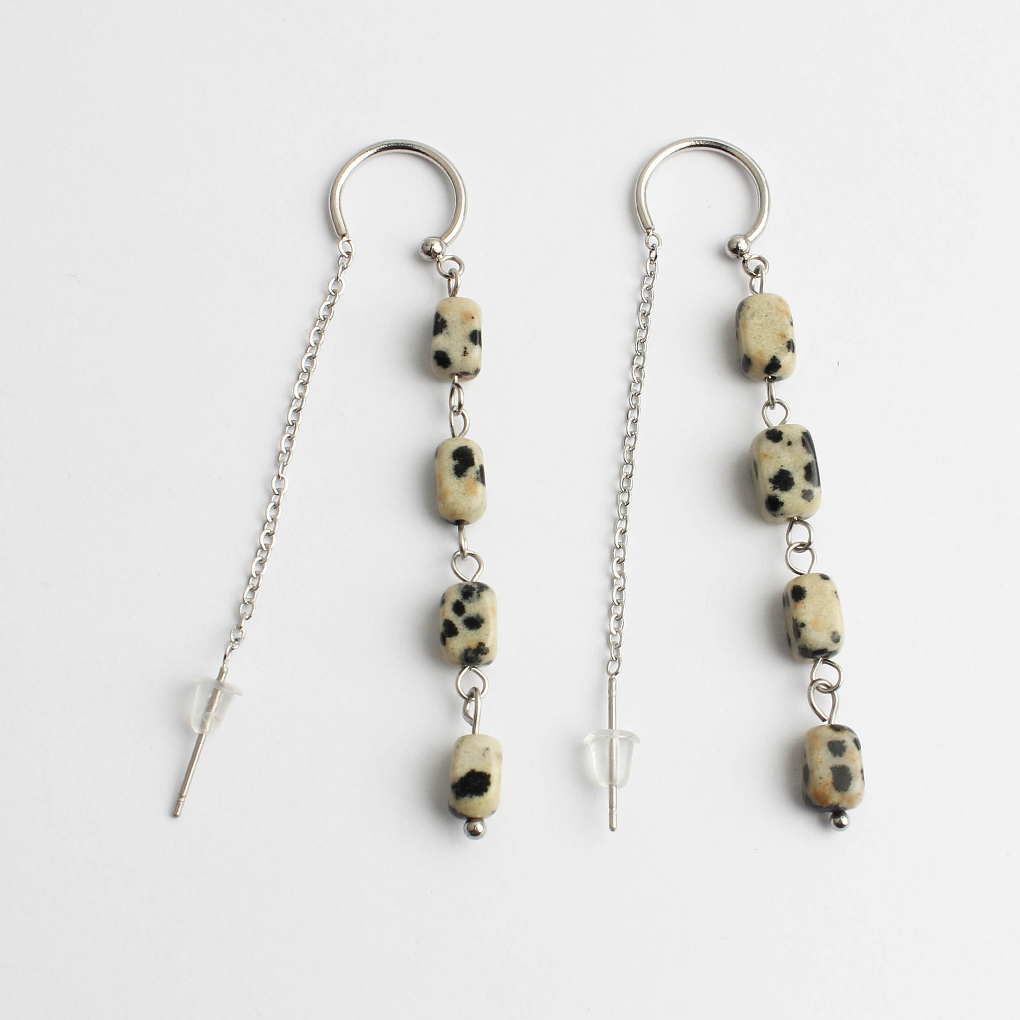 Danielle - Earrings - Natural Stone - Stainless Steel