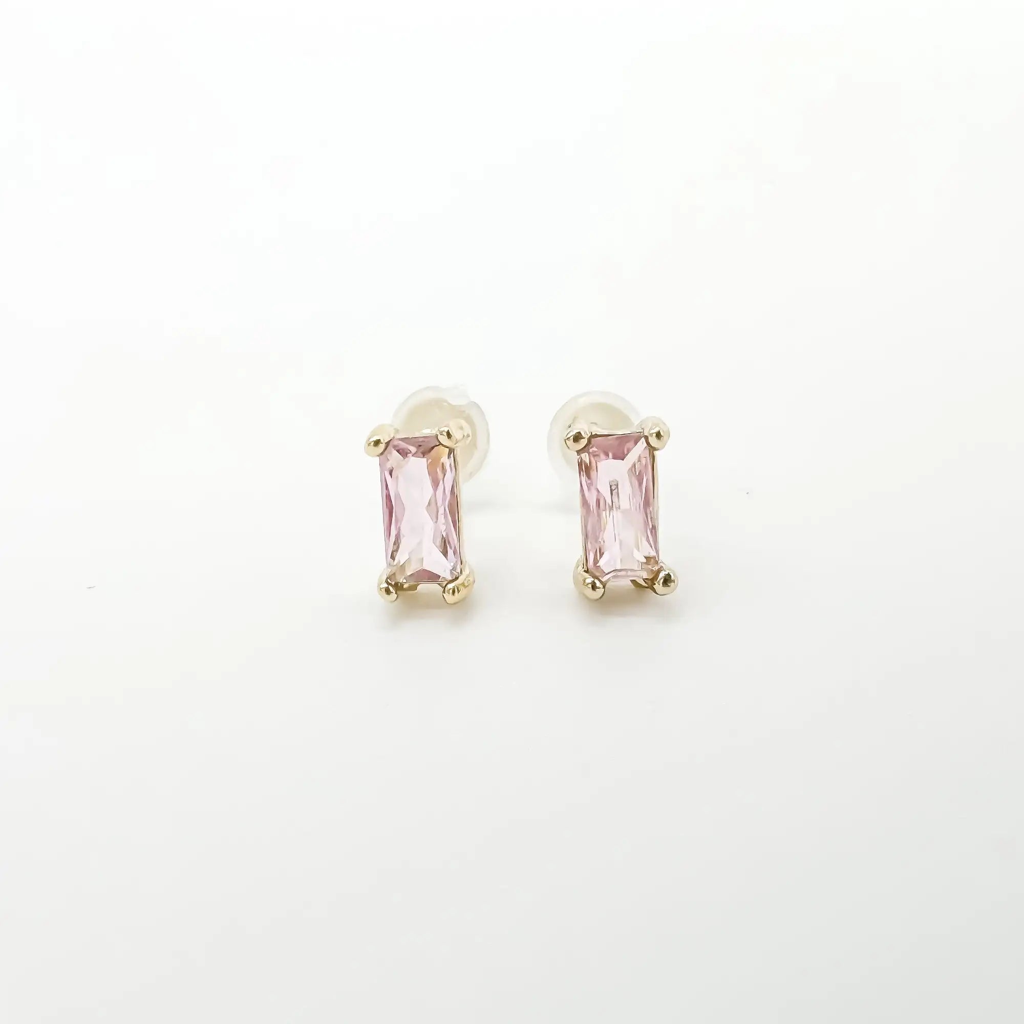 Diamond - Studs - Earrings - Plated