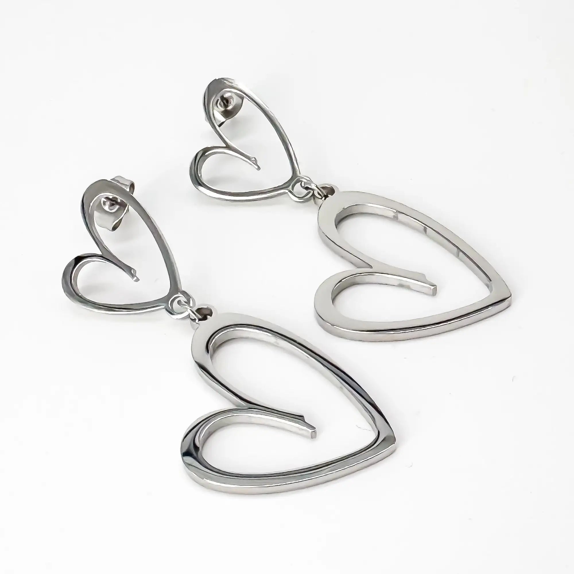 Double the love - Earrings - Stainless Steel