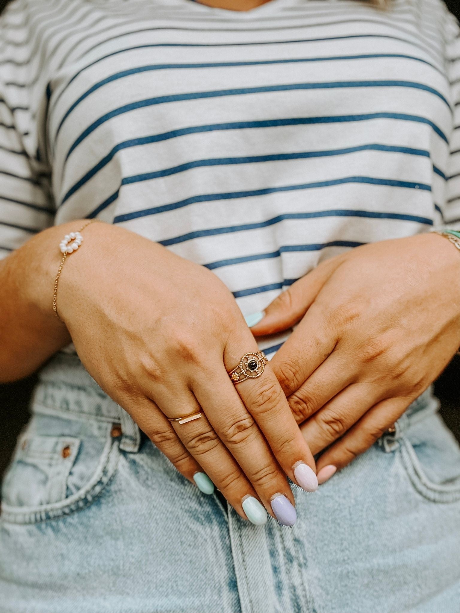 Chasing the sun - Ring - Stainless Steel - Adjustable