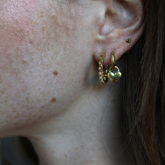 Big Leaf - Earrings - Stainless Steel