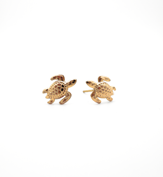 Turtle - Earrings - Stainless Steel