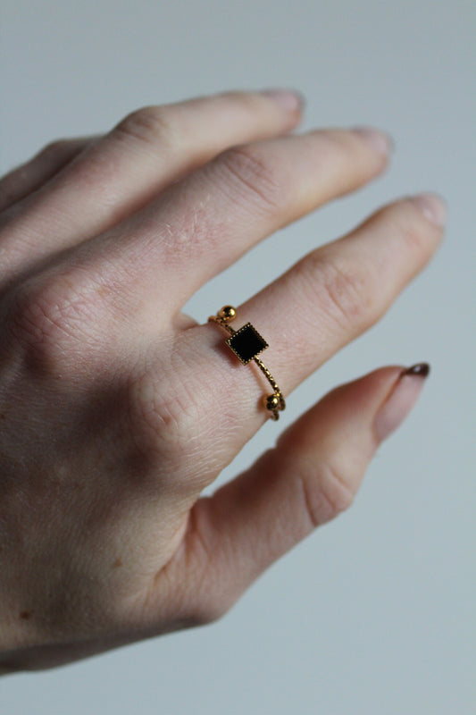 Lina - Ring - Edelstahl - Verstellbar