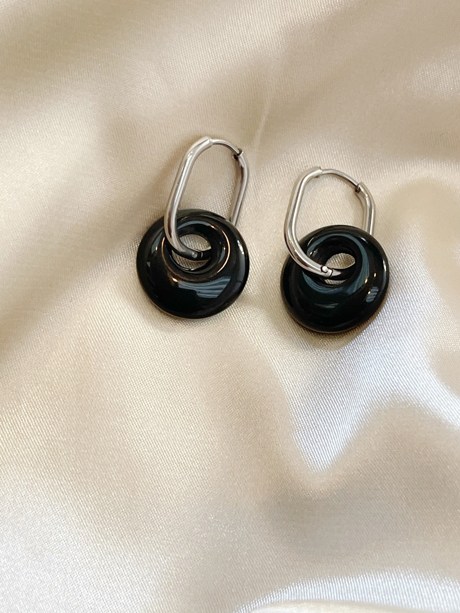 Tirza - Earrings - Natural Stone - Stainless Steel