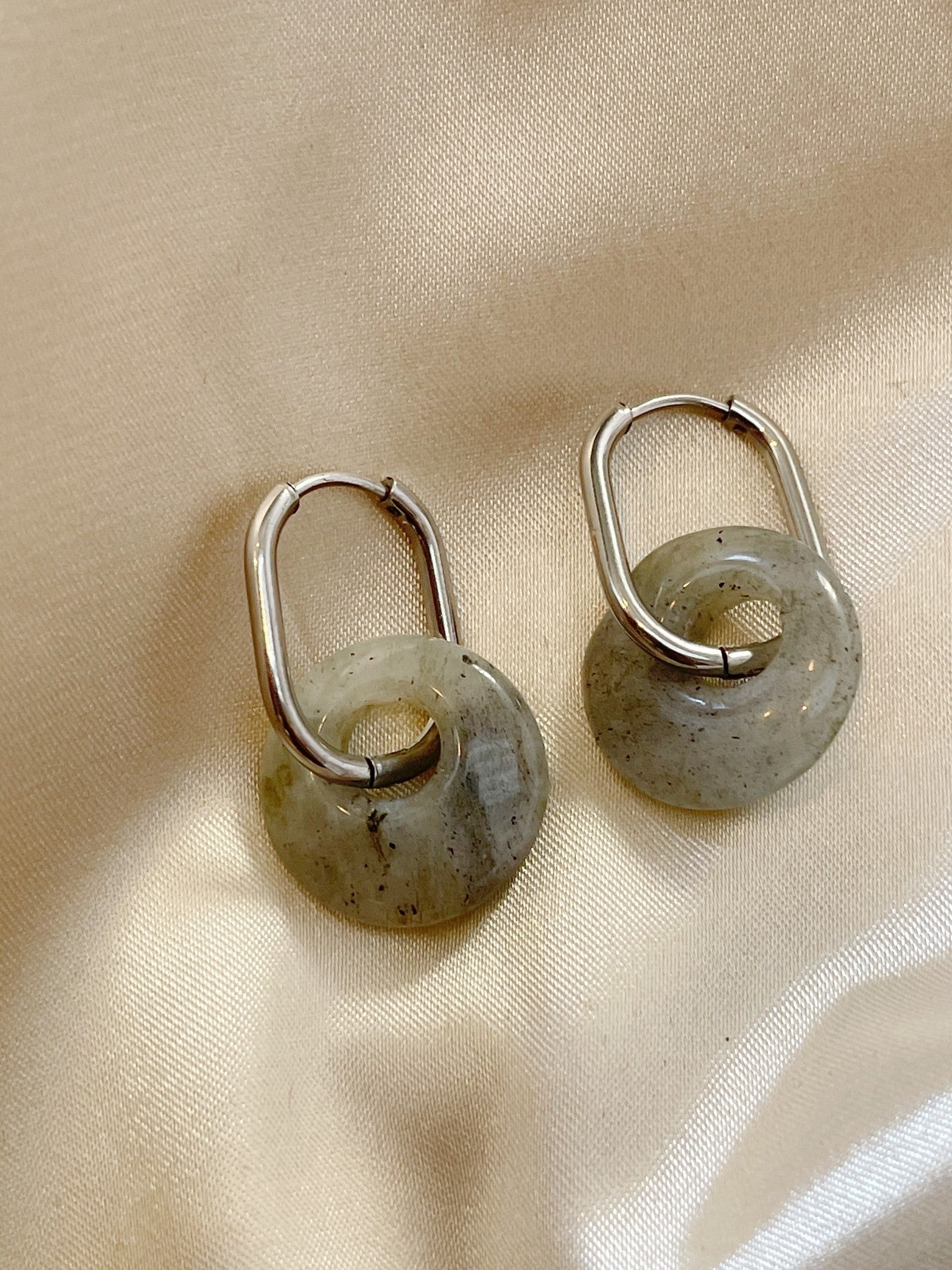 Tirza - Earrings - Natural Stone - Stainless Steel