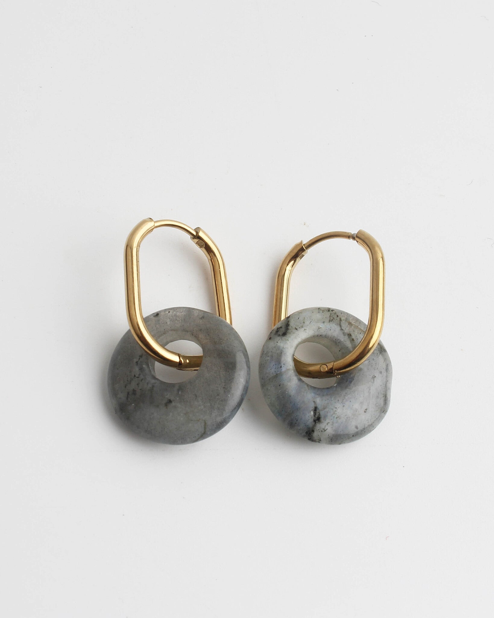 Tirza - Earrings - Natural Stone - Stainless Steel