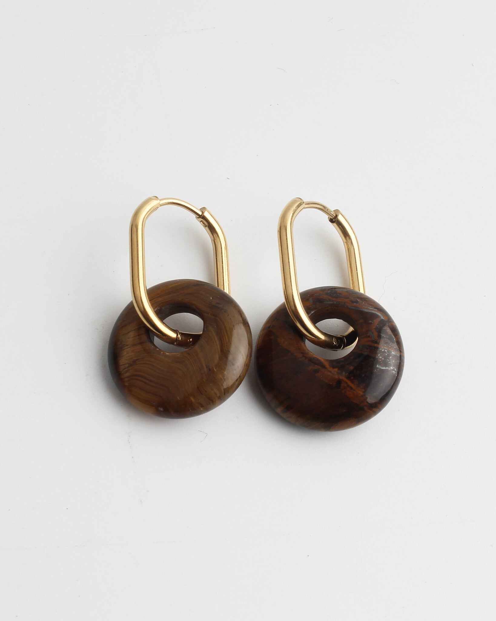 Tirza - Earrings - Natural Stone - Stainless Steel