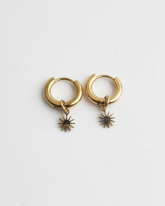 Sweet Sun - Earrings - Stainless Steel