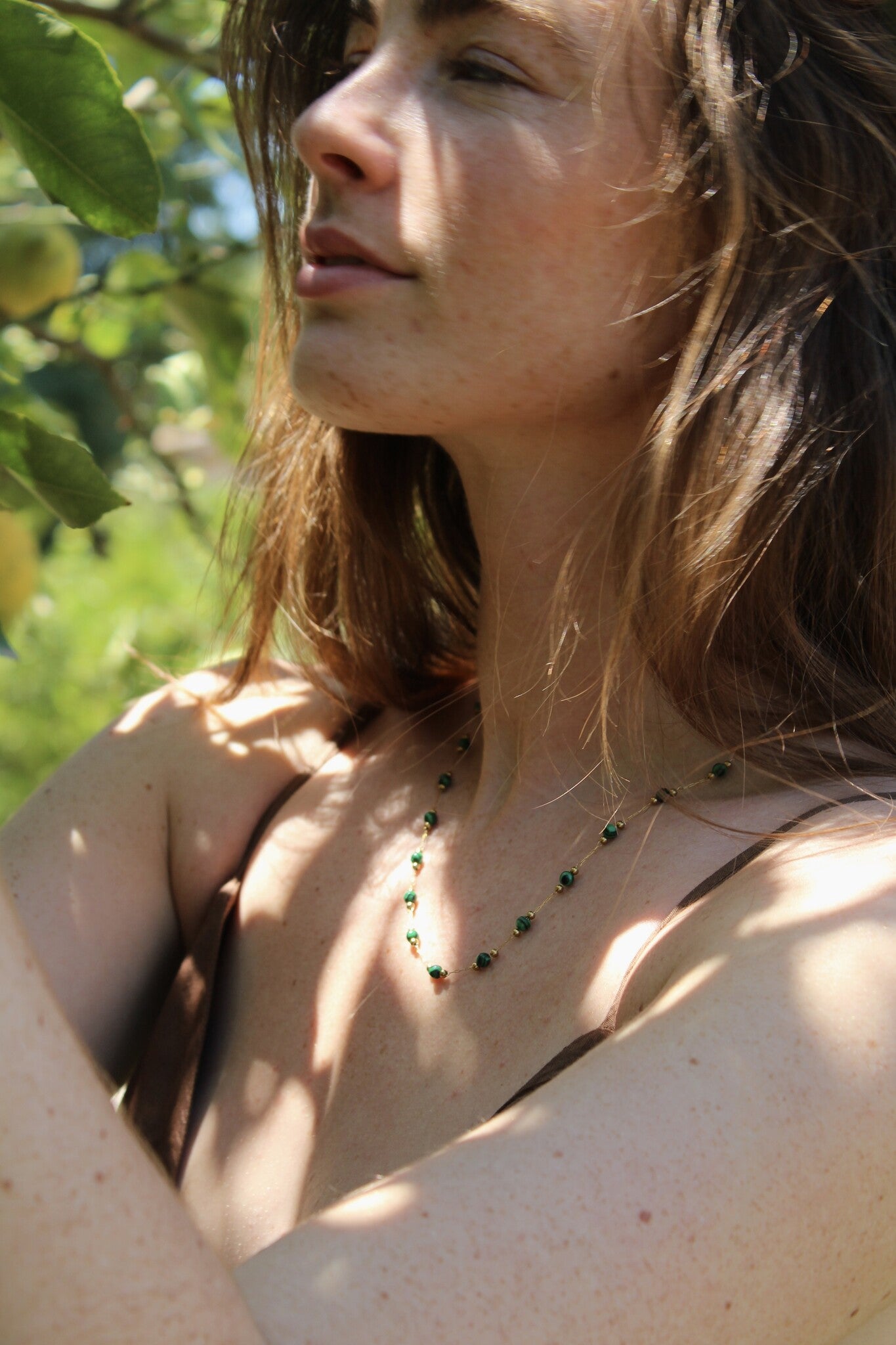 Sophia - Necklace - Natural Stone - Stainless Steel