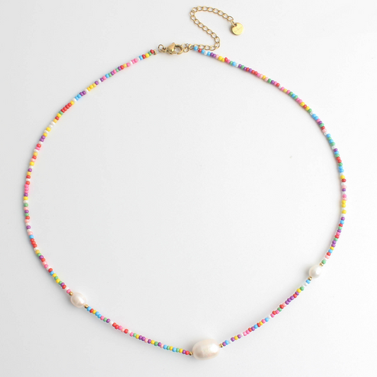 Pearls, Pearls, Pearls - Necklace - Stainless Steel