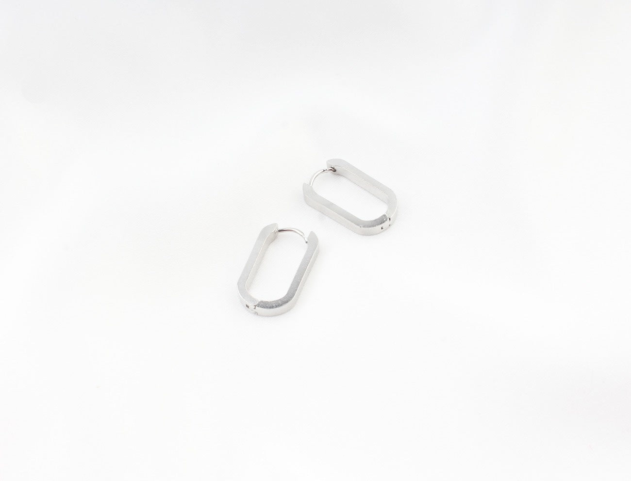 Thick Square - Earrings - Stainless Steel